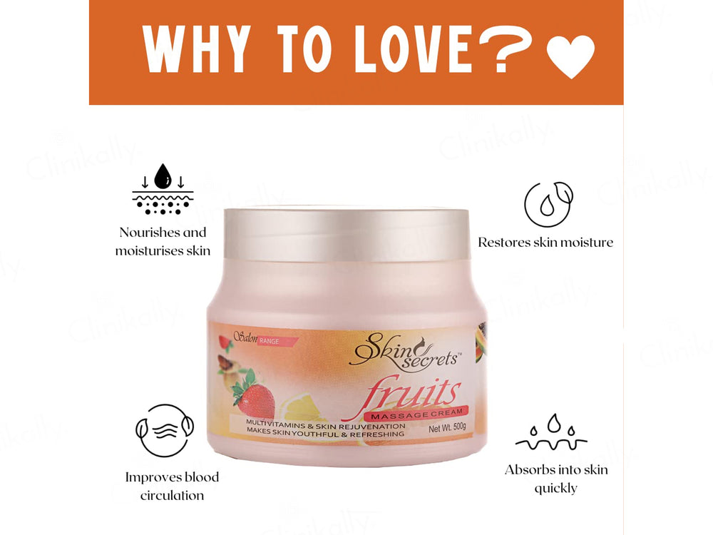 Skin Secrets Fruits Massage Cream For Face & Body