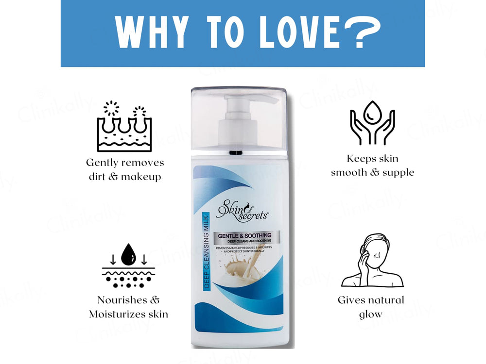Skin Secrets Gentle & Soothing Deep Cleansing Milk