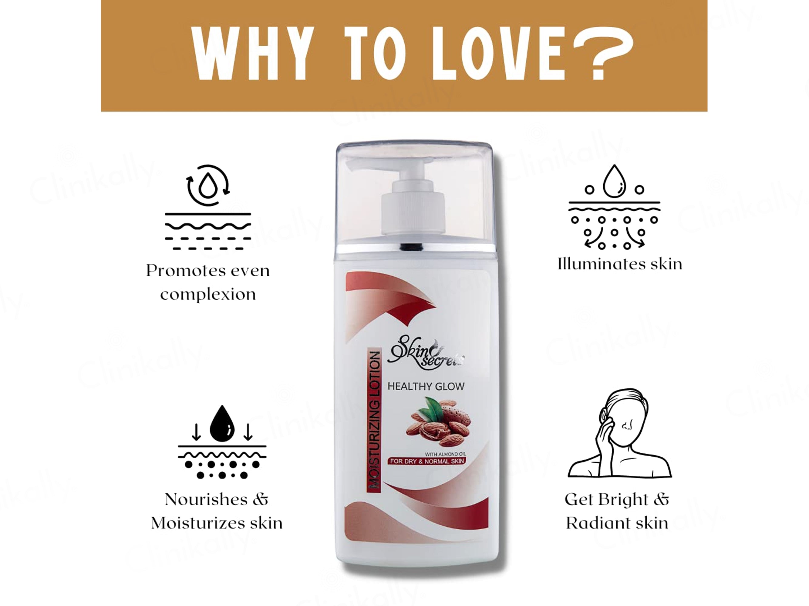 Skin Secrets Healthy Glow Moisturizing Lotion For Dry & Normal Skin