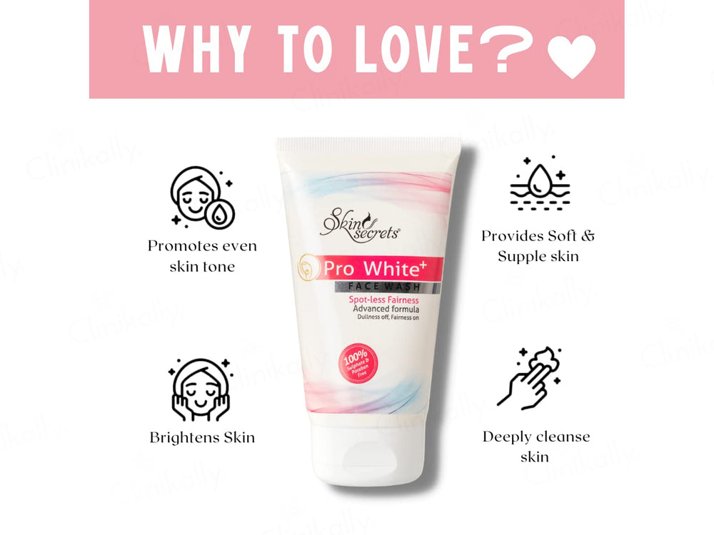 Skin Secrets Pro White+ Face Wash