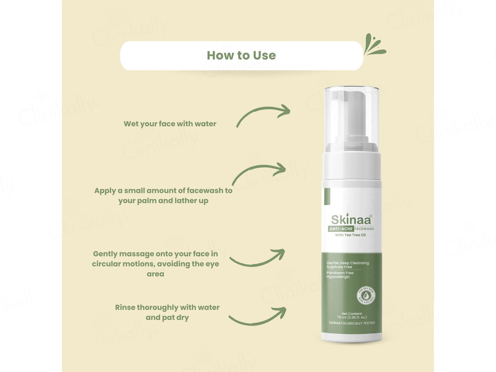 Skinaa Tea Tree Oil Anti-Acne Facewash