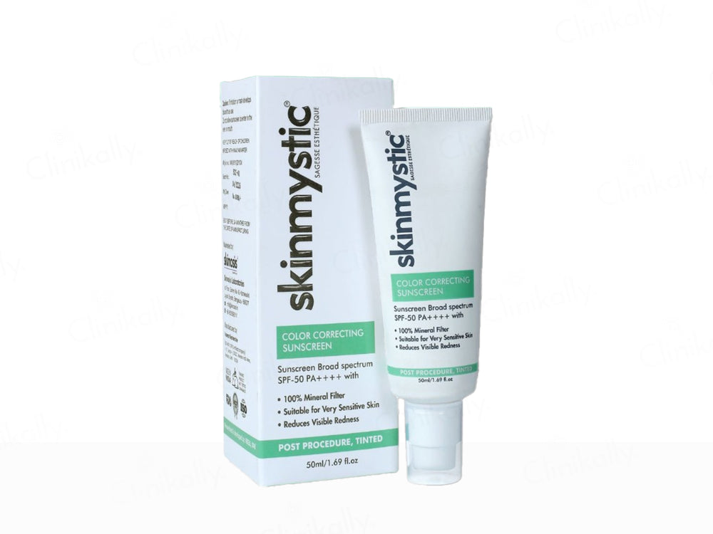 Skinmystic Color Correcting Post Procedure Tinted Sunscreen SPF 50 PA++++