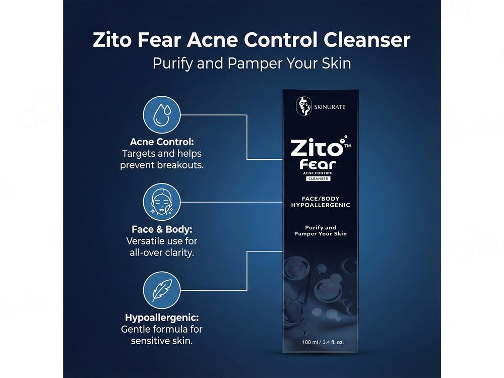 Skinurate Zito Fear Acne Control Hypoallergenic Face & Body Cleanser