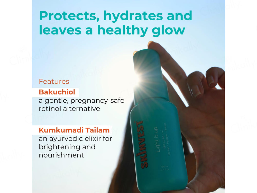 Skinvest Light It Up De-Tan Body Sunscreen Mist SPF 40 PA++++