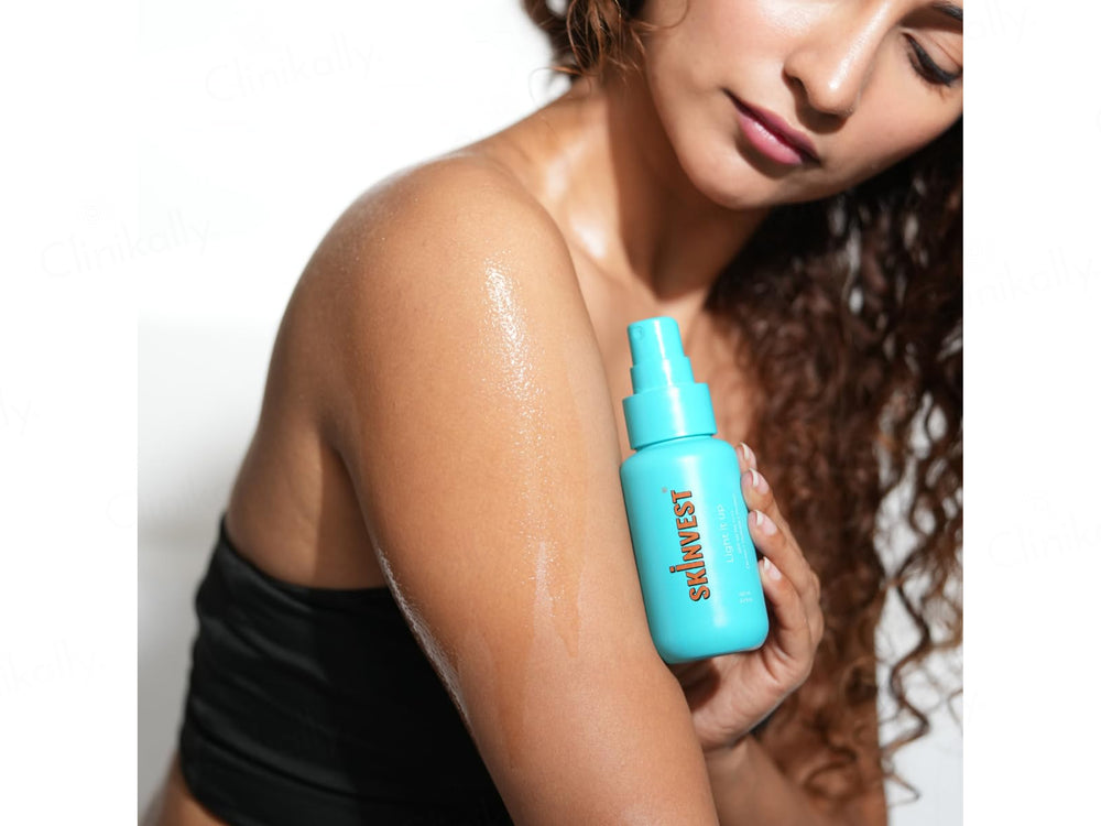 Skinvest Light It Up De-Tan Body Sunscreen Mist SPF 40 PA++++