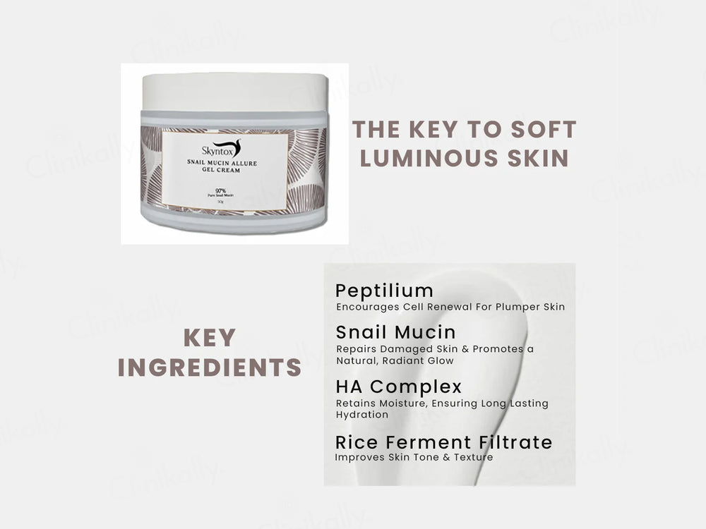 Skyntox 97% Pure Snail Mucin Allure Gel Cream