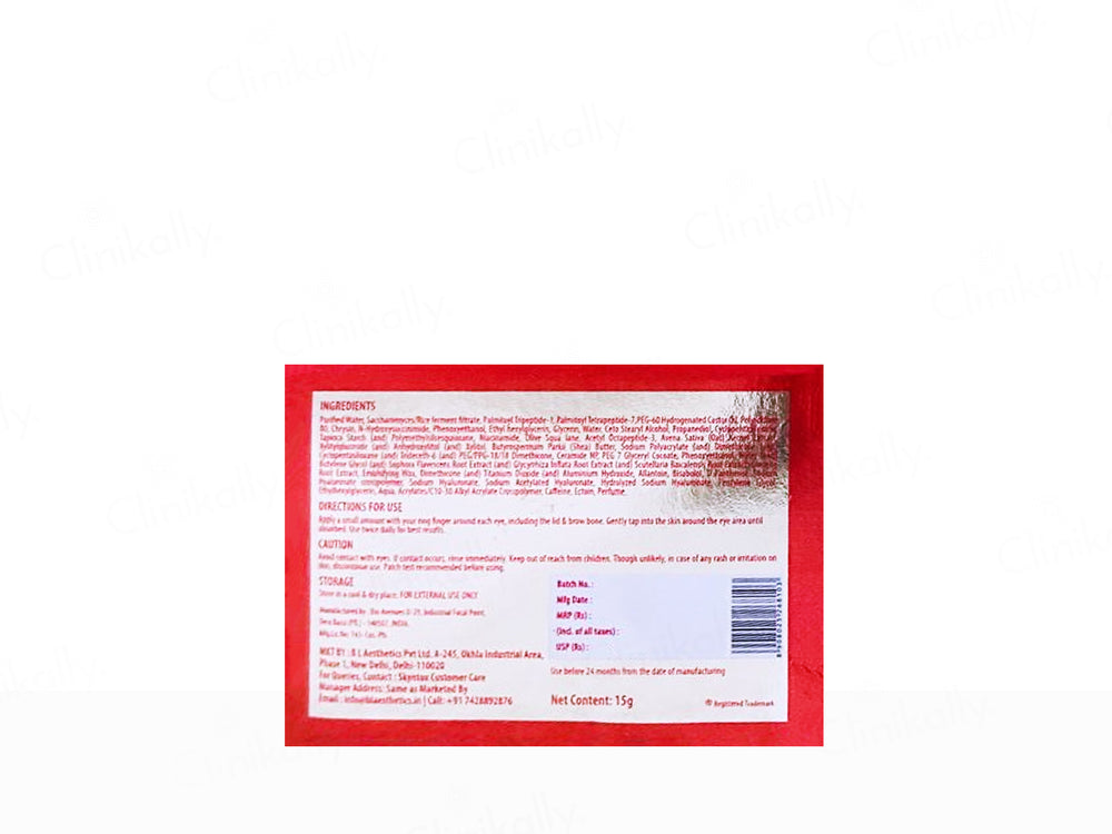 Skyntox Ageless Luxe Under Eye Repair Gel Cream