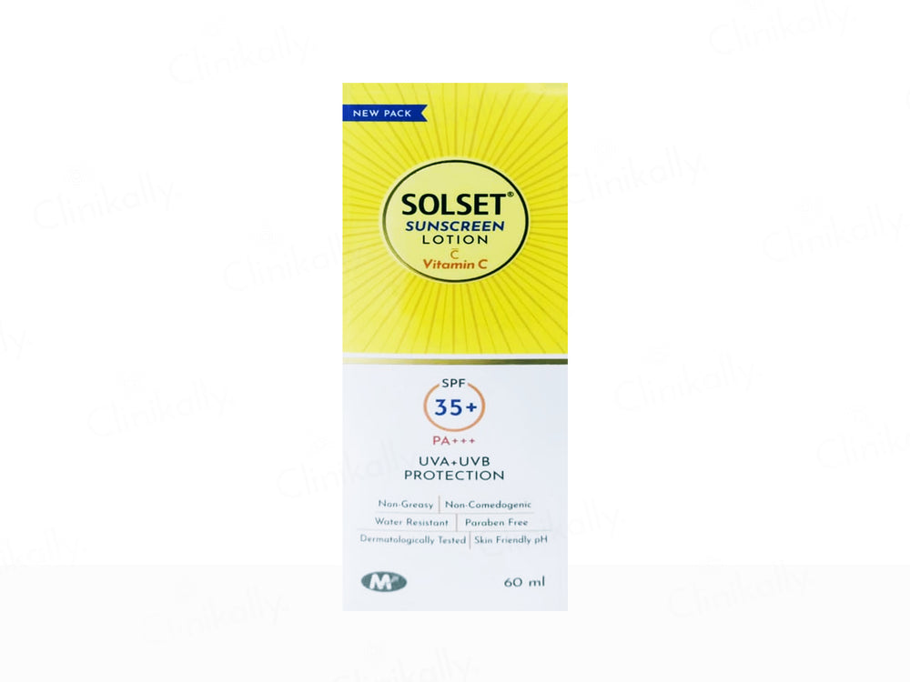 Solset Sunscreen Lotion With Vitamin C SPF 35+ PA+++