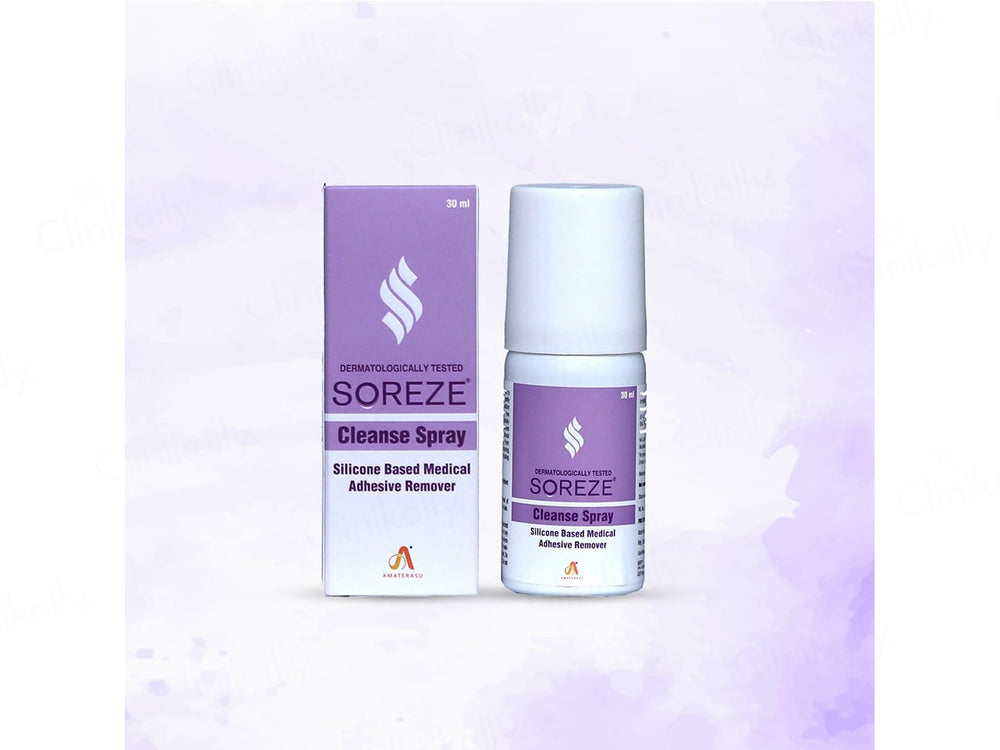 Soreze Cleanse Medical Adhesive Remover Spray