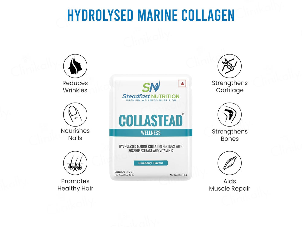 Steadfast Nutrition Collastead Hydrolysed Marine Collagen Peptides Sachet