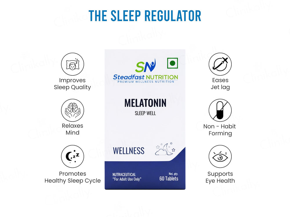 Steadfast Nutrition Melatonin Sleep Well Wellness Tablet