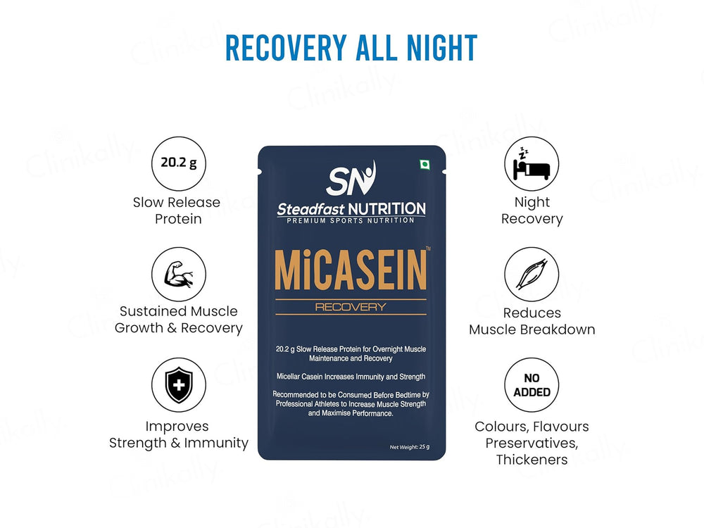 Steadfast Nutrition Micasein Recovery Sachet