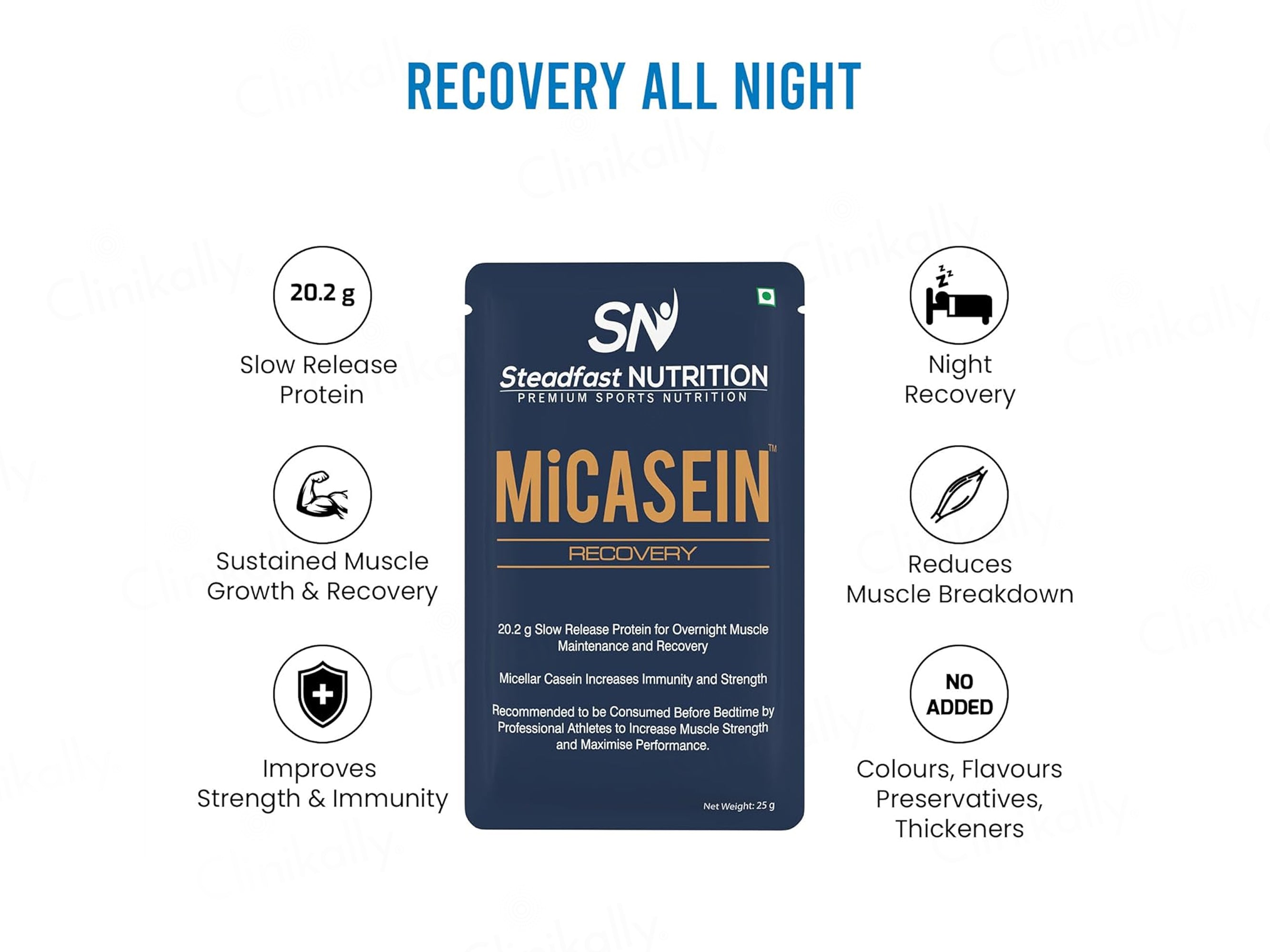 Steadfast Nutrition Micasein Recovery Sachet
