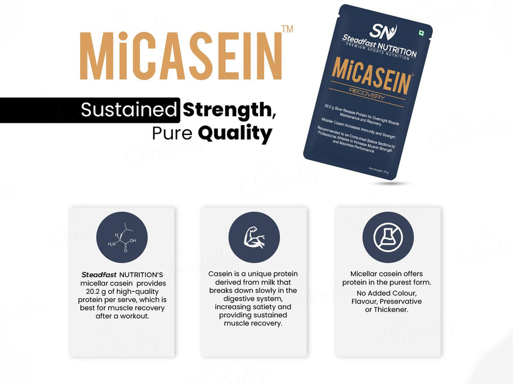 Steadfast Nutrition Micasein Recovery Sachet
