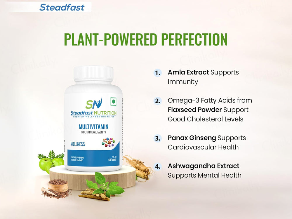 Steadfast Nutrition Multivitamin Multiminerals Wellness Tablet