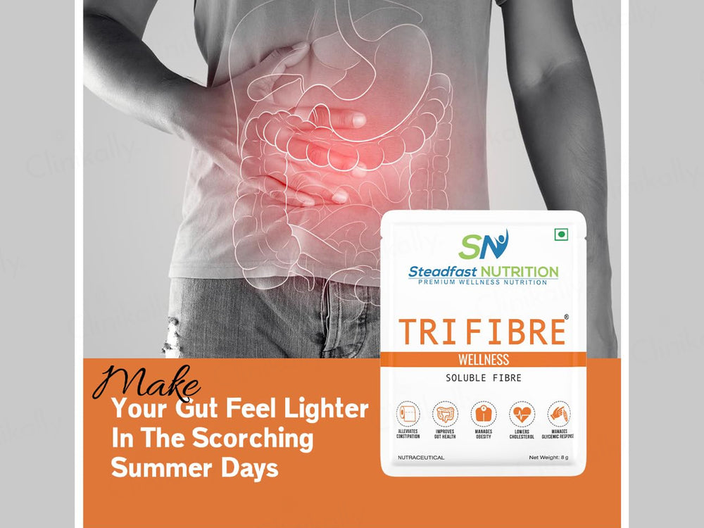 Steadfast Nutrition Tri Fibre Wellness Clear Soluble Fibre Sachet