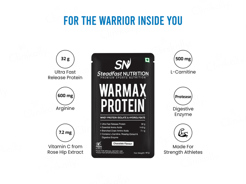 Steadfast Nutrition Warmax Protein Powder - Chocolate Flavour