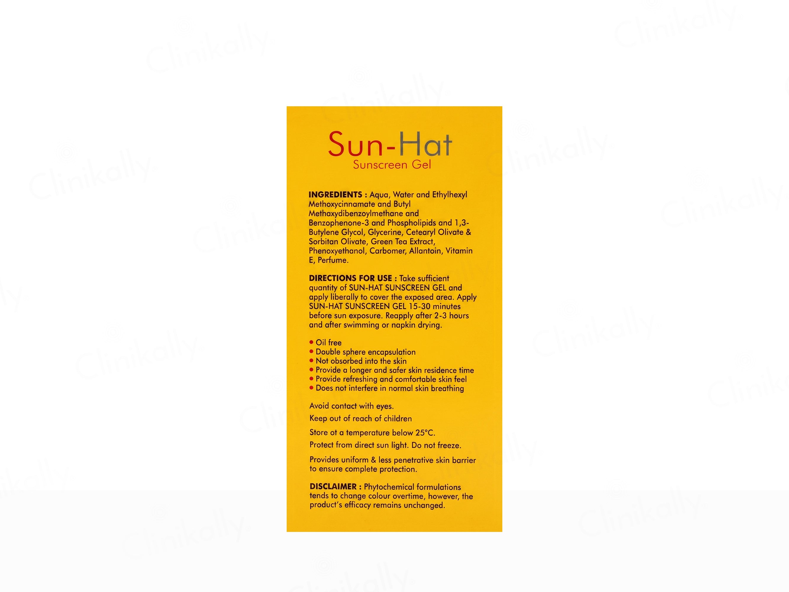 Sun-Hat Sunscreen Gel SPF 30+ PA+++