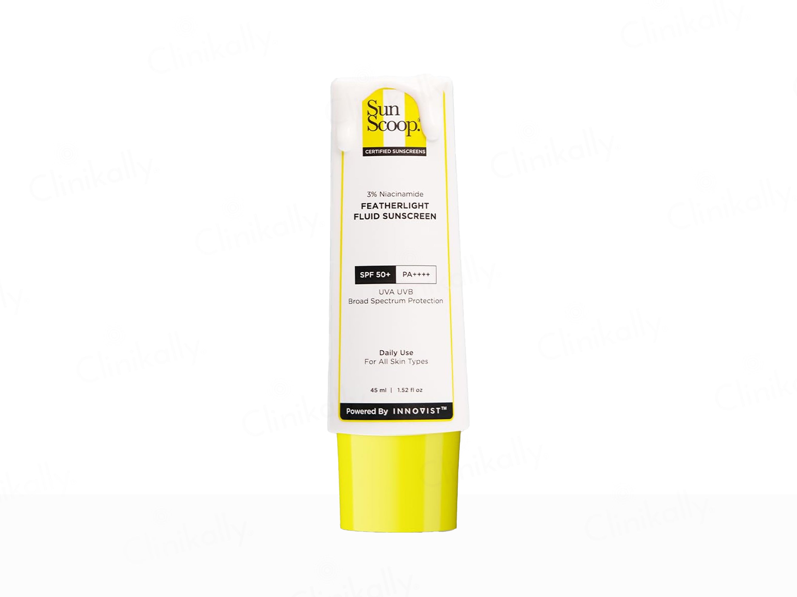 Sun Scoop 3% Niacinamide Featherlight Fluid Sunscreen SPF 50+ PA++++