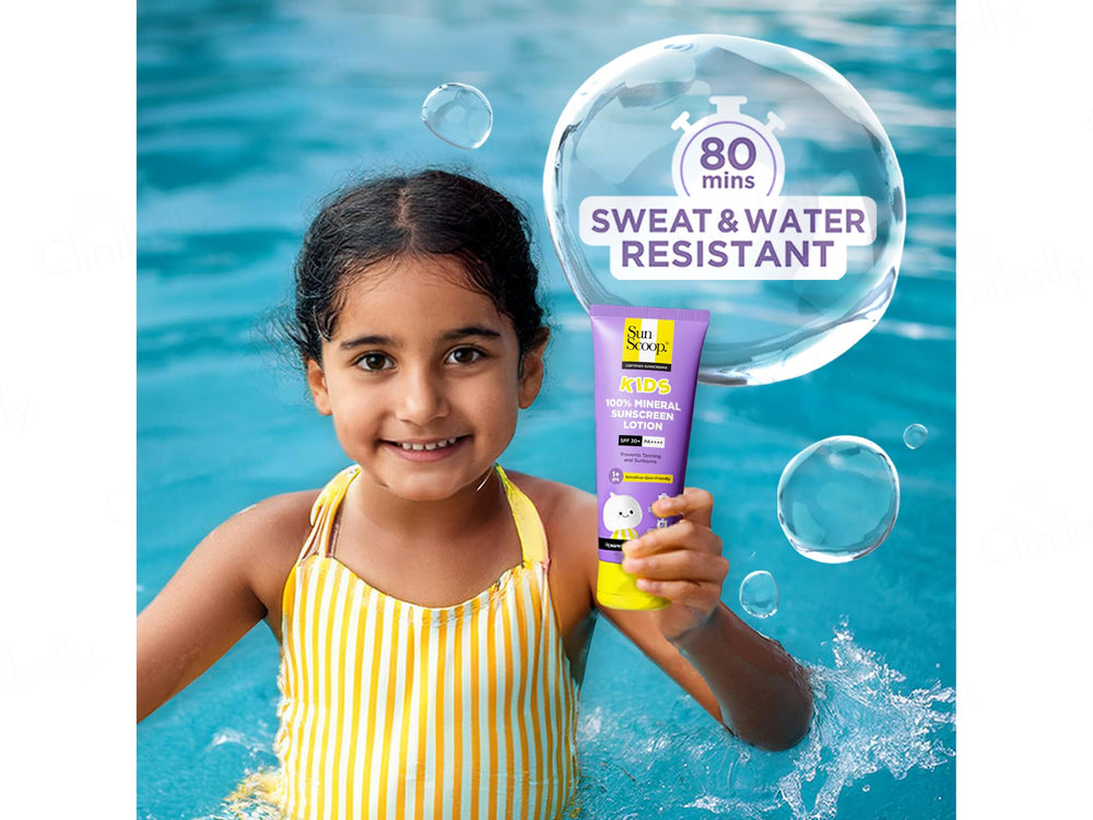 Sun Scoop Kids 100% Mineral Sunscreen Lotion SPF 30+ PA++++