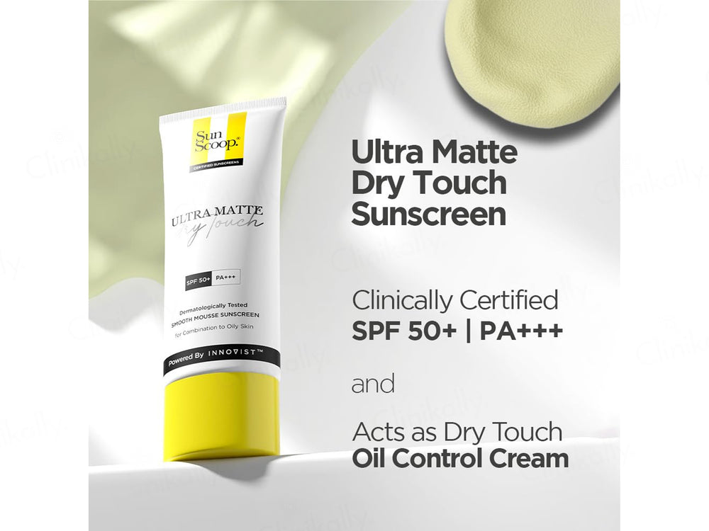 Sun Scoop Ultra Matte Dry Touch Sunscreen SPF 50+ PA+++