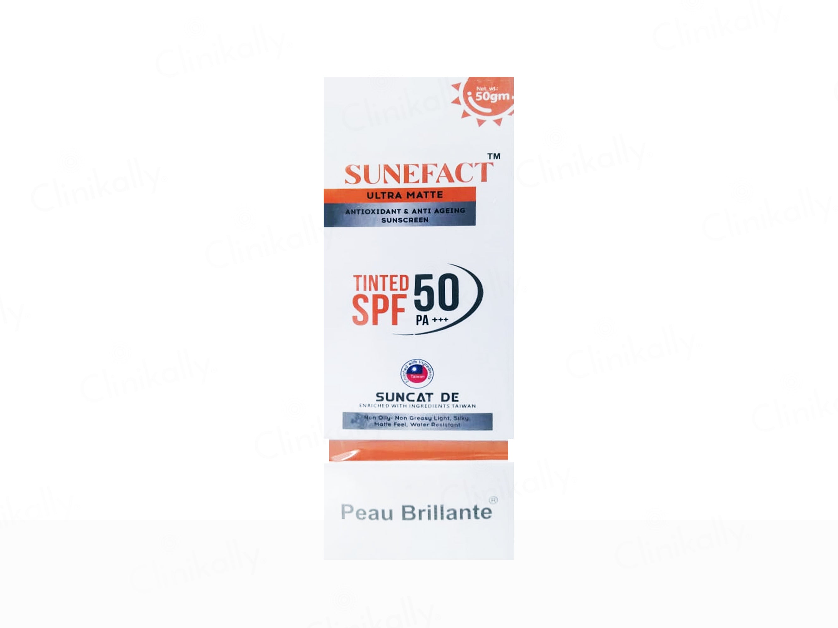 Sunefact Ultra Matte Antioxidant & Anti Ageing Tinted Sunscreen SPF 50 PA+++