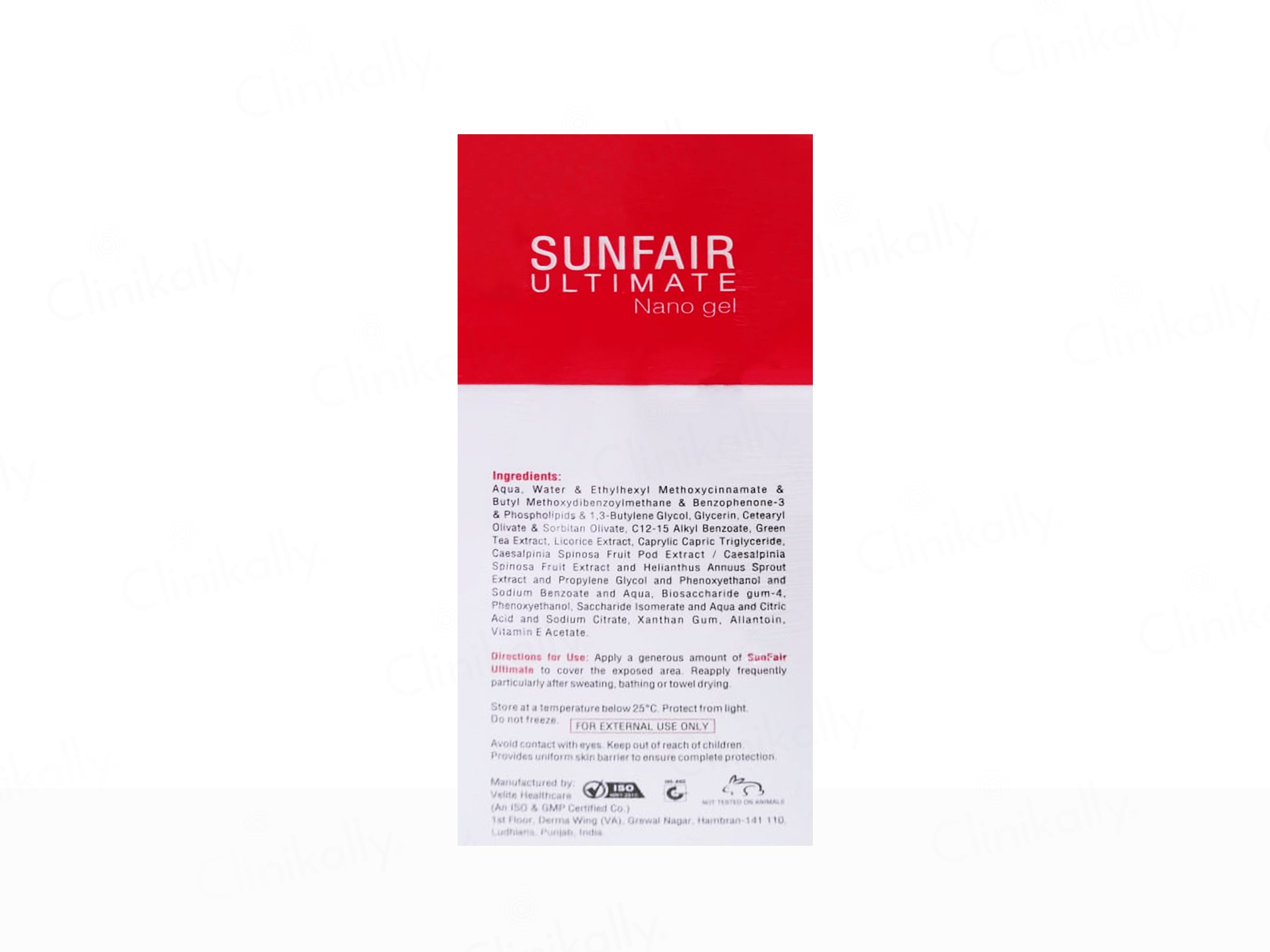 Sunfair Ultimate Day Screen Multi Protection Nano Gel Sunscreen SPF 50+ PA+++