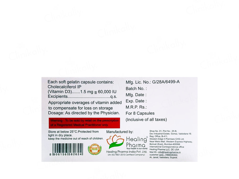 Sunforce D3 60000 IU Softgel Capsule