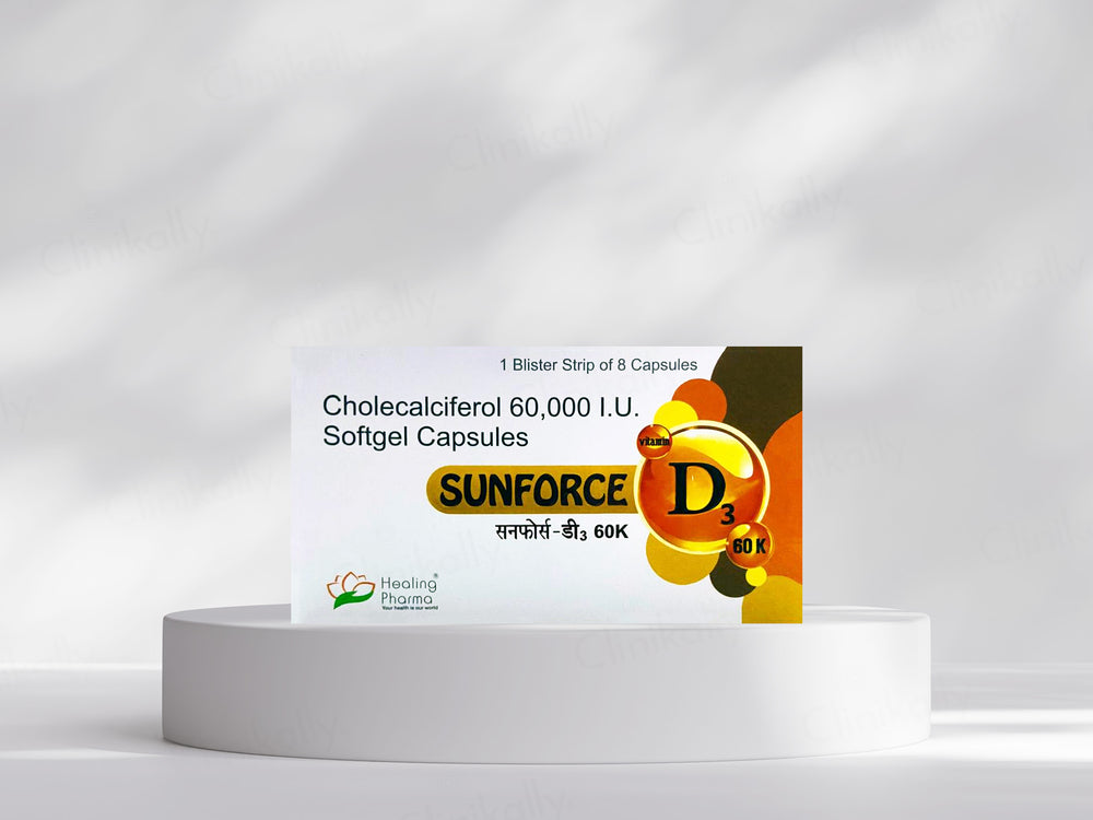 Sunforce D3 60000 IU Softgel Capsule