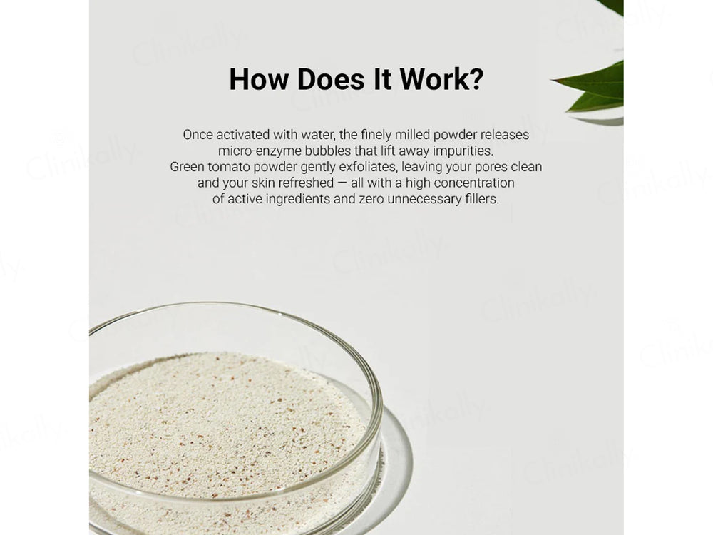 Sungboon Editor Green Tomato Deep Pore Clean Enzyme Powder Wash