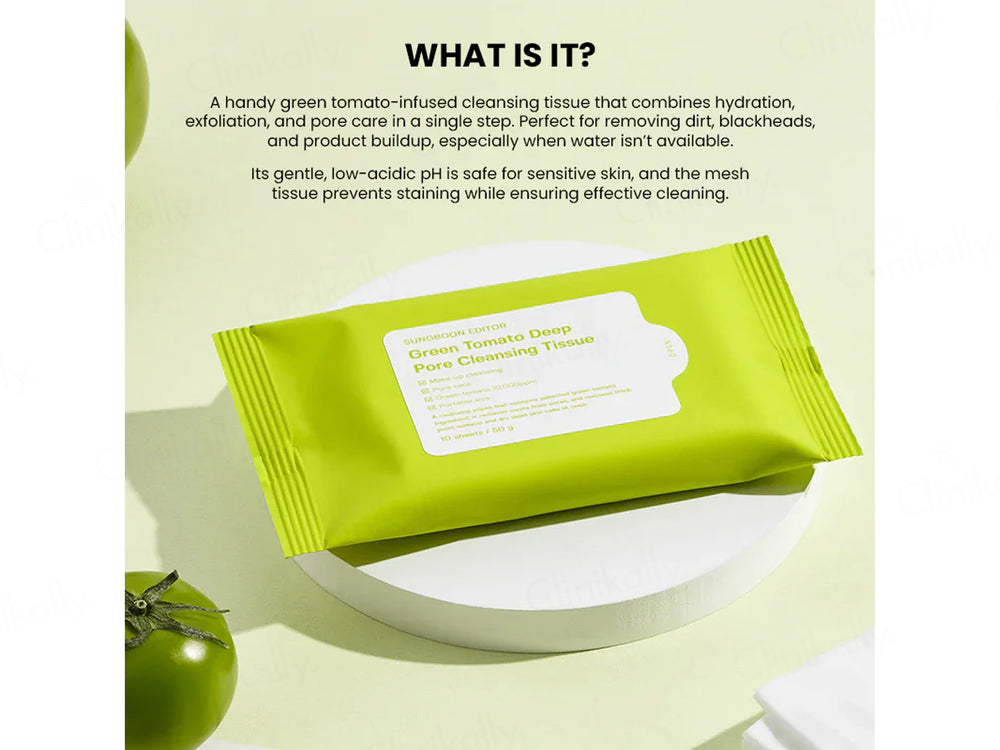 Sungboon Editor Green Tomato Deep Pore Cleansing Tissue