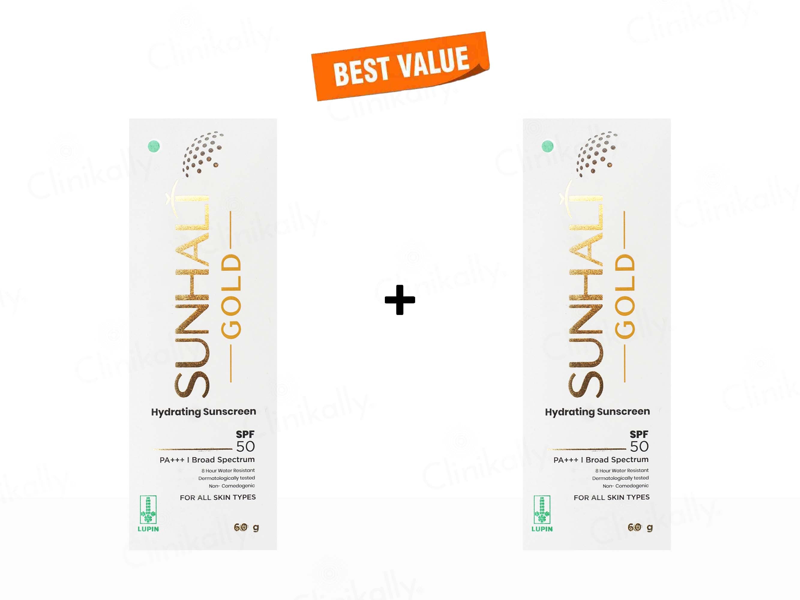 Sunhalt Gold Hydrating Sunscreen SPF 50 PA+++