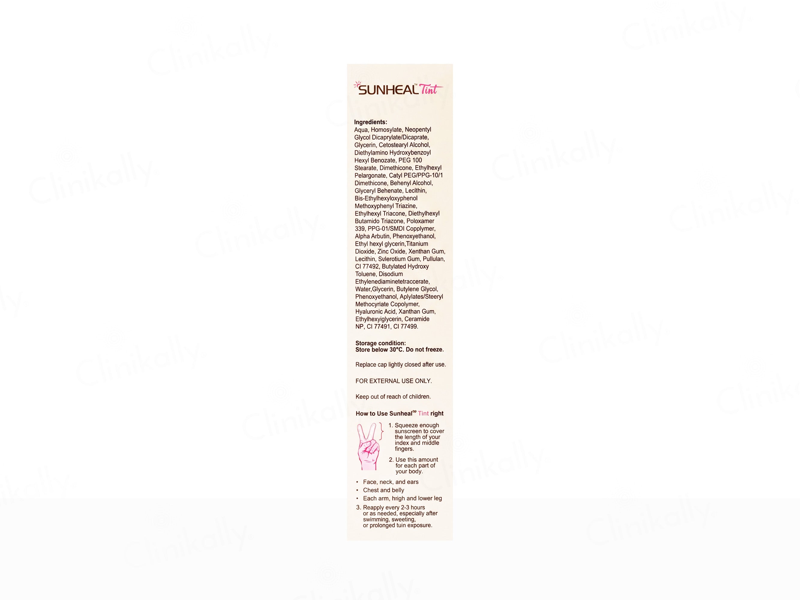 Sunheal Tint Ultra-Light Hydrating Sunscreen Fluid SPF 100+ PA++++
