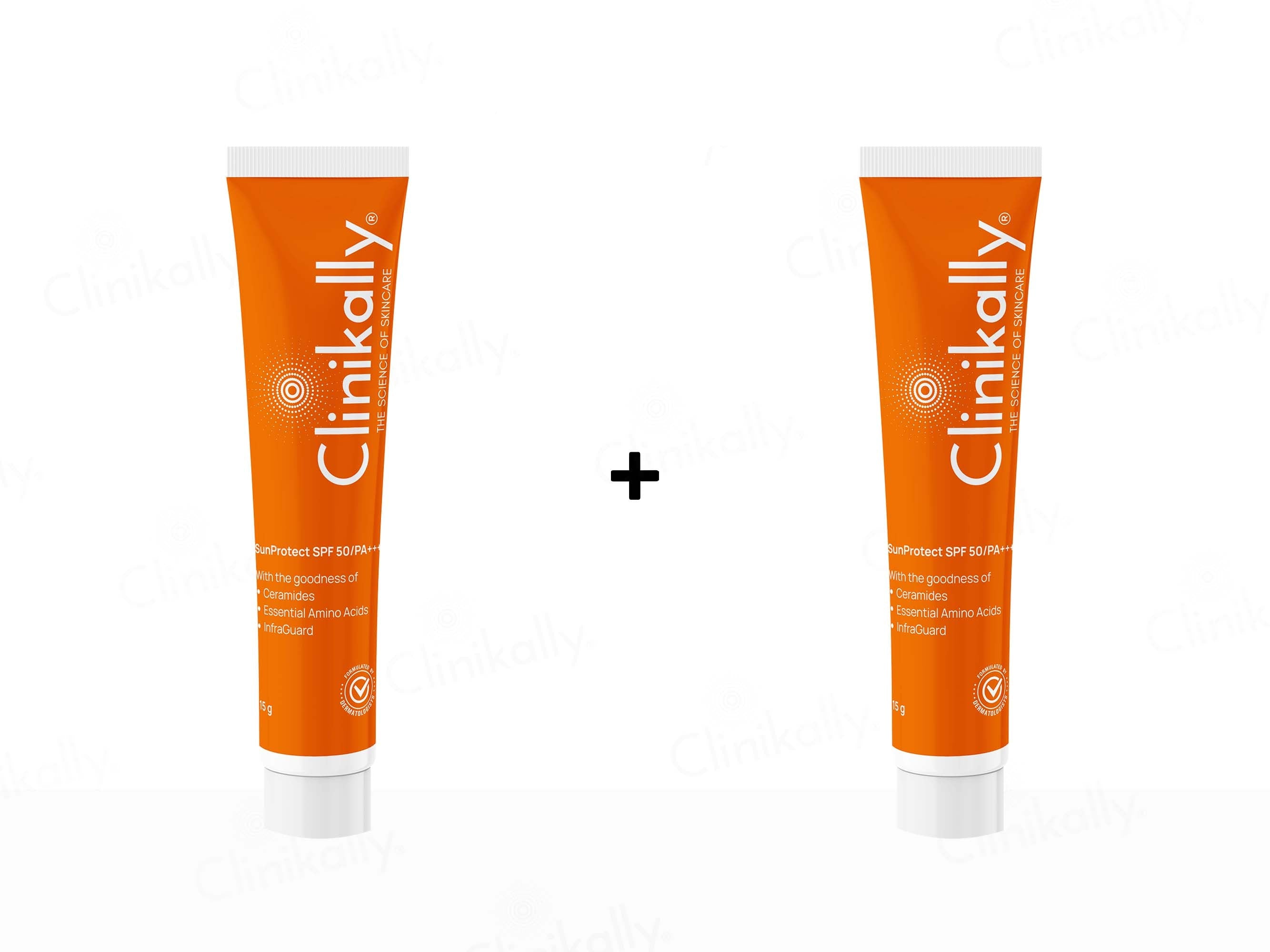 Clinikally SunProtect Sunscreen SPF 50/PA+++ Mini Pack - Limited Edition