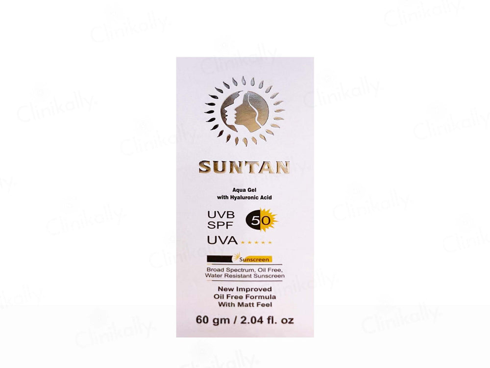 Suntan Aqua Matt Feel Sunscreen Gel SPF 50