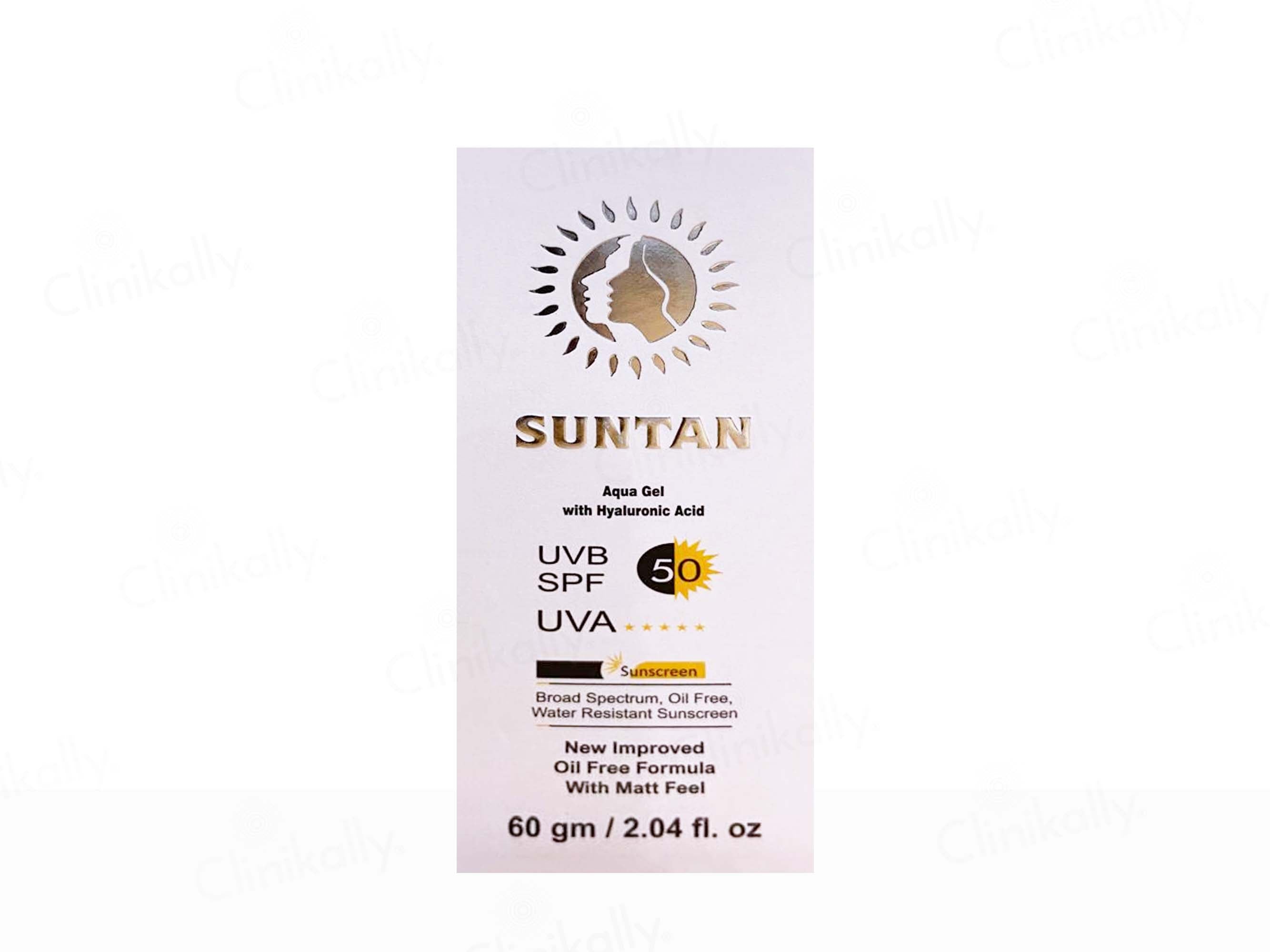 Suntan Aqua Matt Feel Sunscreen Gel SPF 50