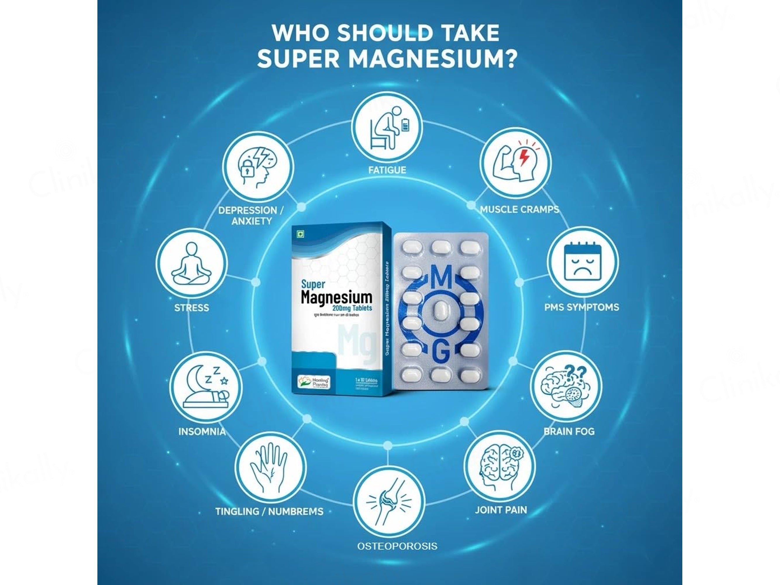 Super Magnesium 200mg Tablet