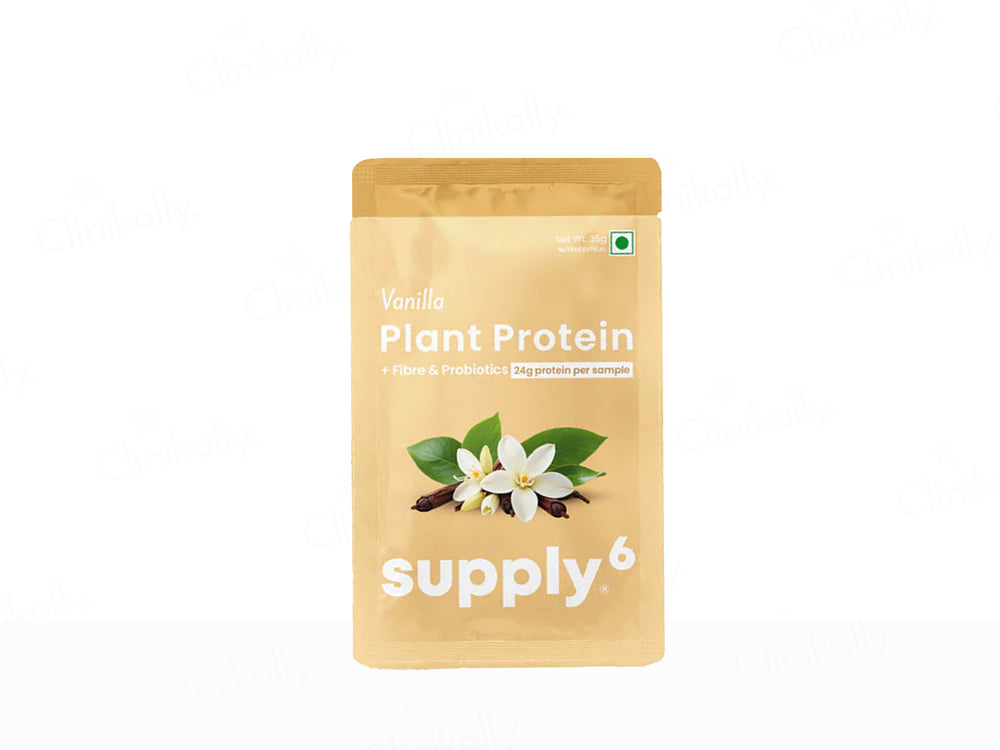 Supply6 Fiber & Probiotics Plant Protein Powder