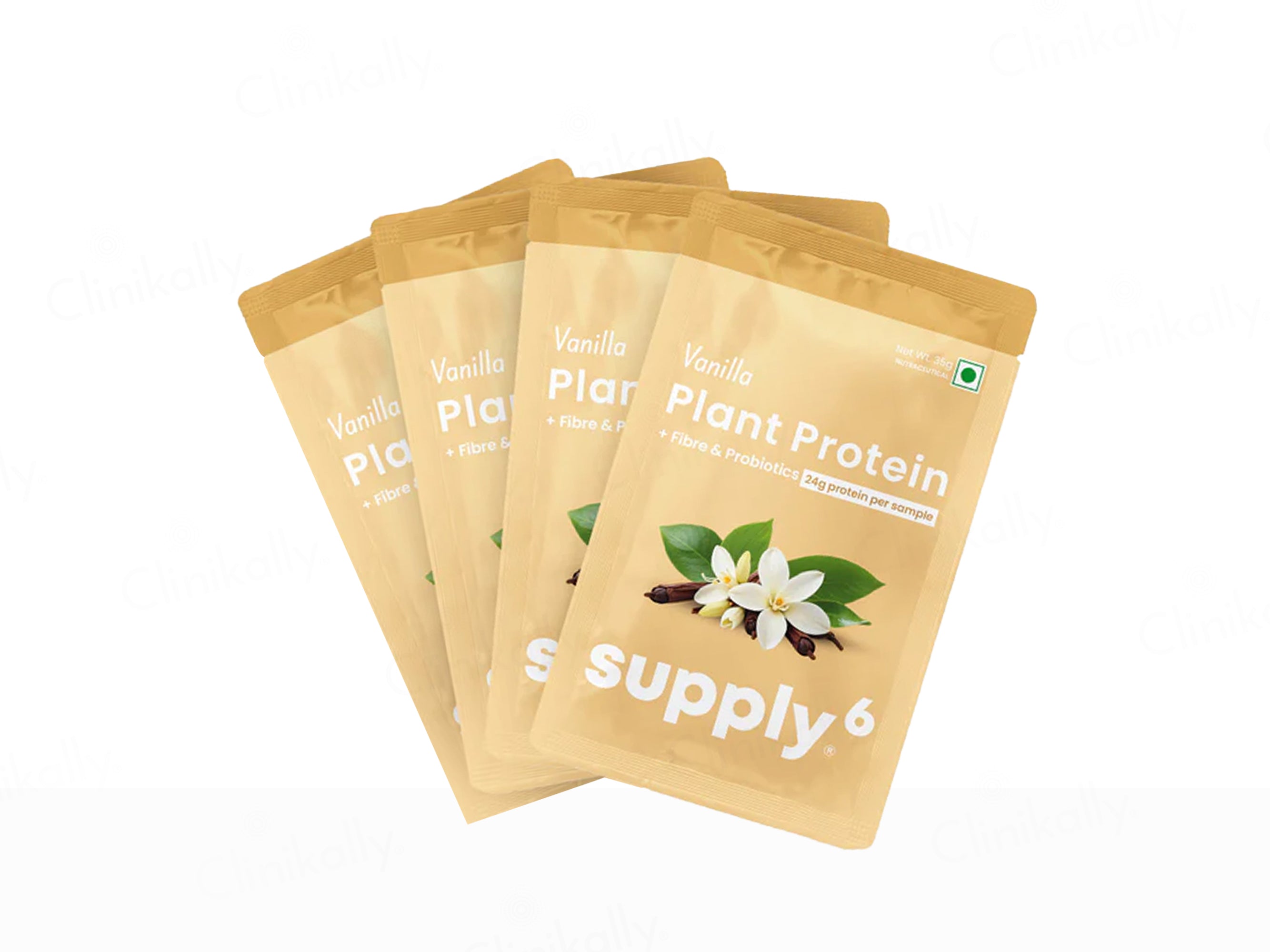 Supply6 Fiber & Probiotics Plant Protein Powder