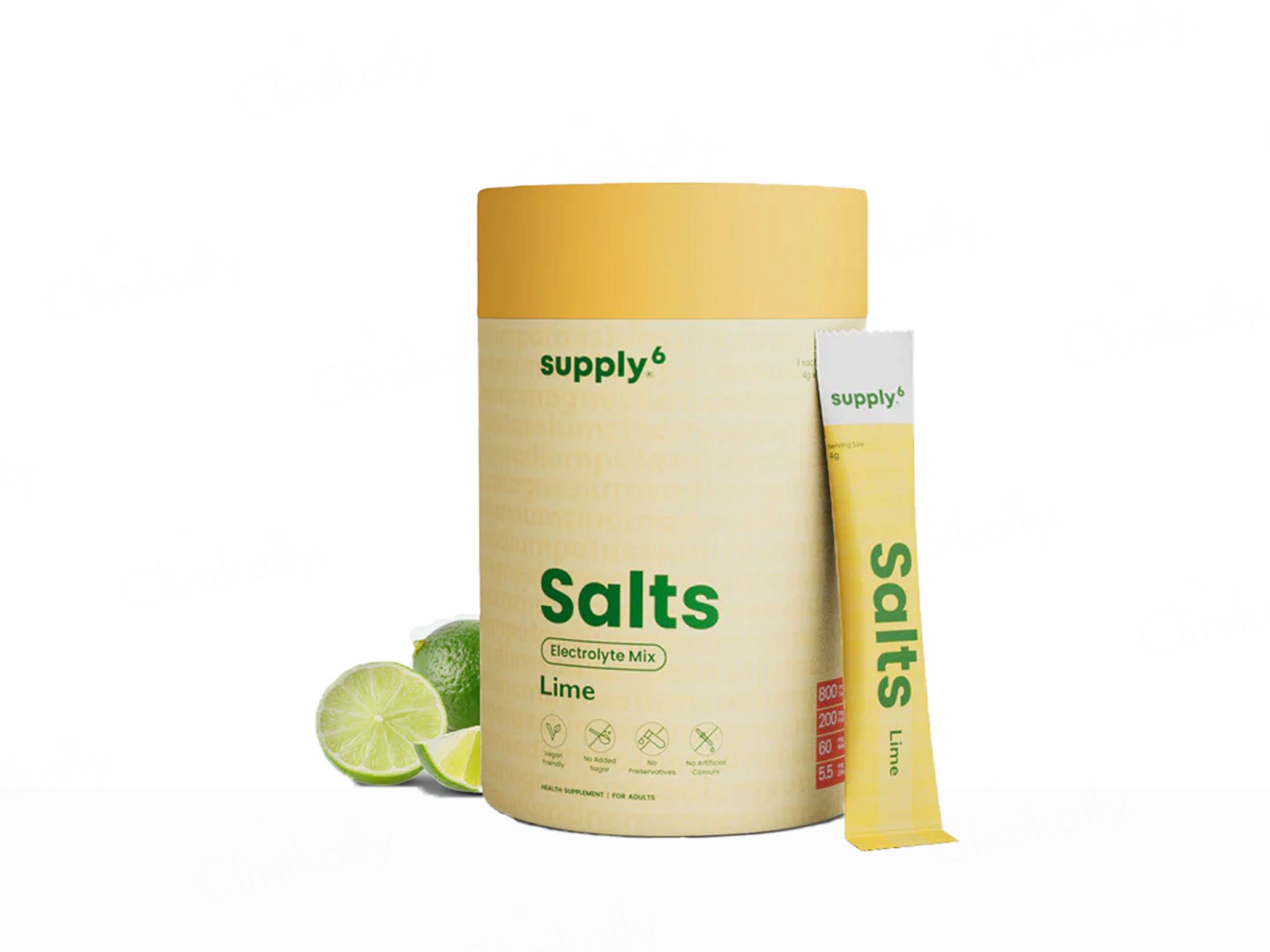 Supply6 Salts Electrolyte Mix Health Supplement Powder For Adults