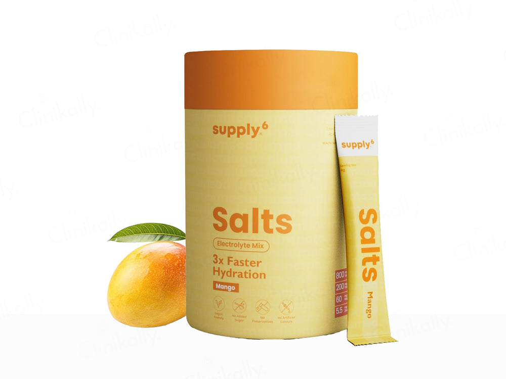Supply6 Salts Electrolyte Mix Health Supplement Powder For Adults