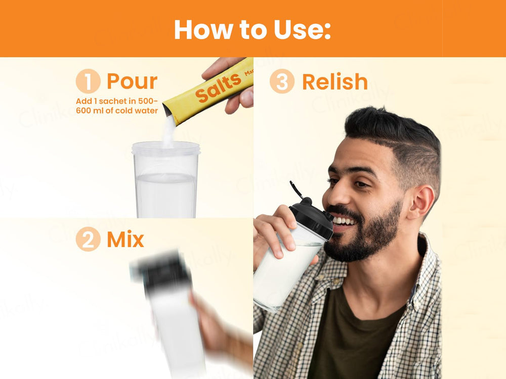 Supply6 Salts Electrolyte Mix Health Supplement Powder For Adults