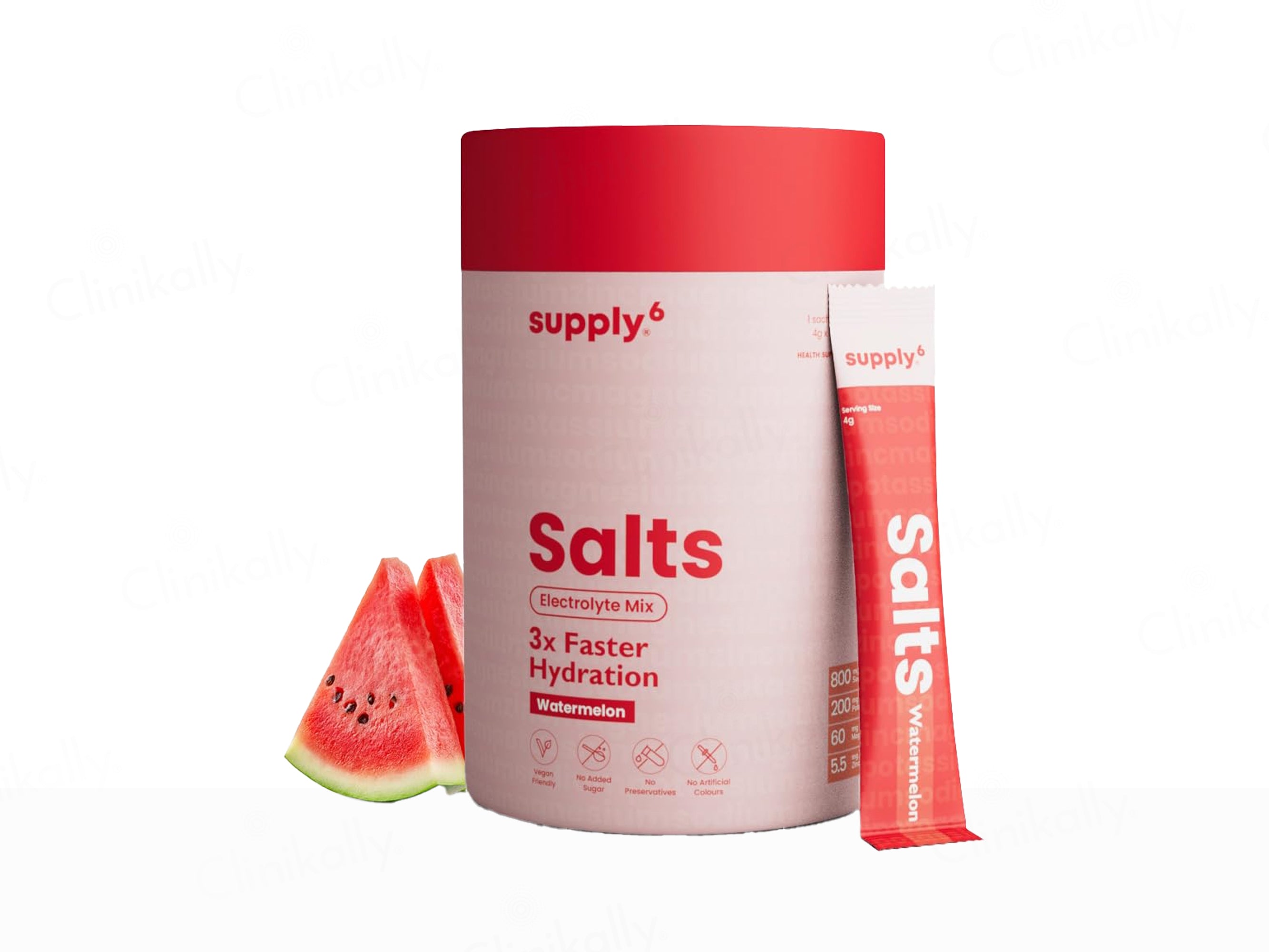 Supply6 Salts Electrolyte Mix Health Supplement Powder For Adults