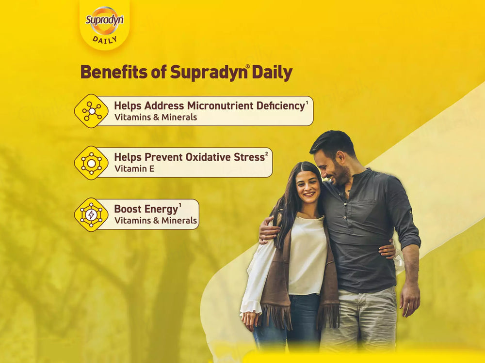 Supradyn Daily Multivitamin Tablet For Energy & Immunity
