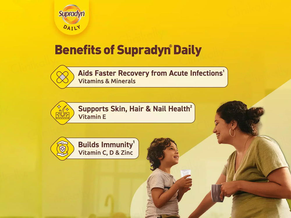 Supradyn Daily Multivitamin Tablet For Energy & Immunity