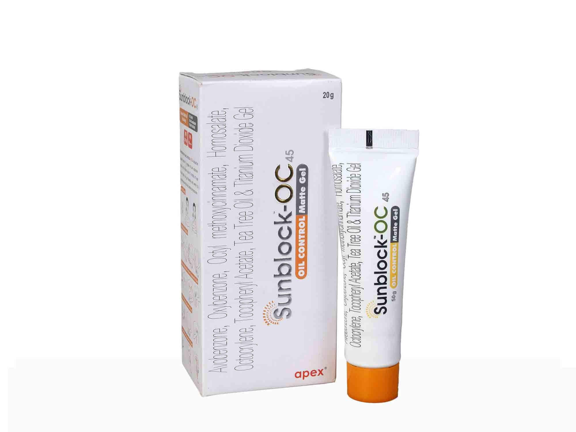 Sunblock-OC 45 Oil Control Matte Gel - Clinikally