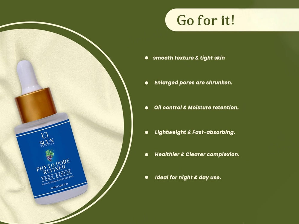 Suun Ayurveda Phyto Pore Refiner Face Serum