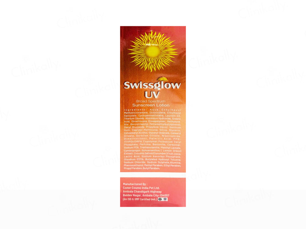 Swisscosmed SwissGlow UV Sunscreen Lotion SPF 50+