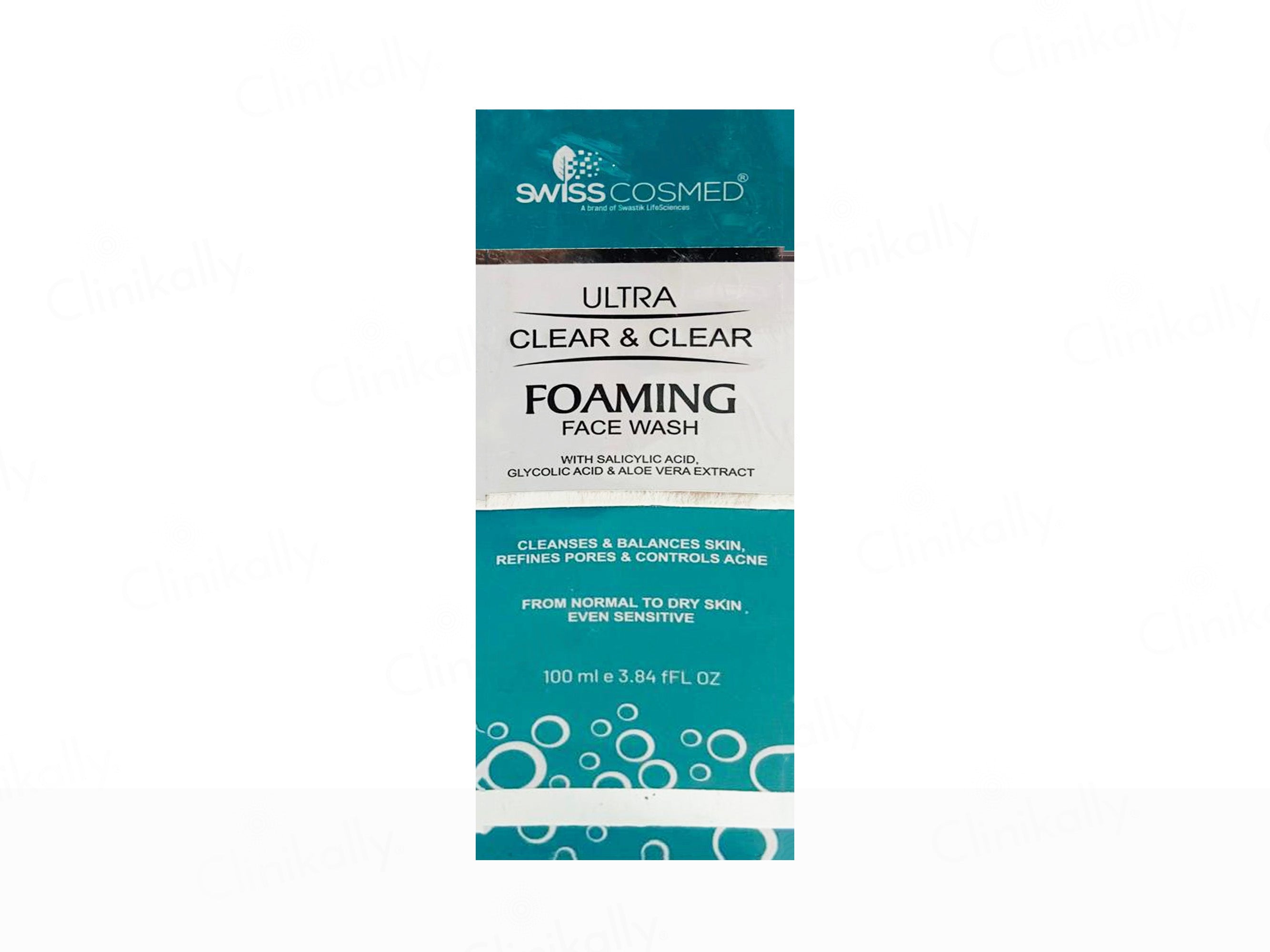 Swisscosmed Ultra Clear & Clear Foaming Face Wash