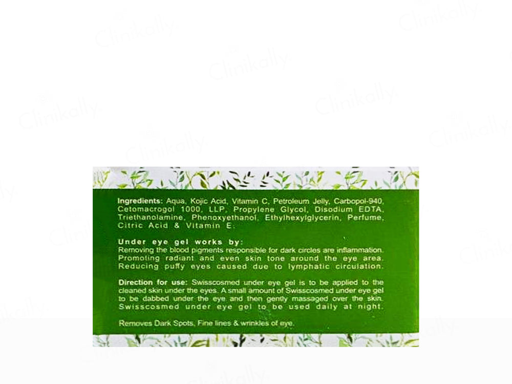 Swisscosmed Under Eye Gel